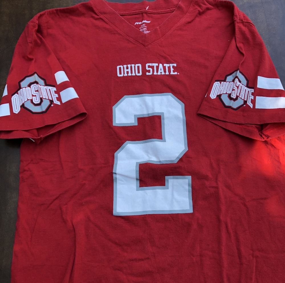 Vintage Red Buckeyes Shirt Cotton Jersey